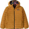 Patagonia Youth Reversible Down Sweater Hoody solid front