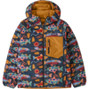 Patagonia Youth Reversible Down Sweater Hoody patterned front