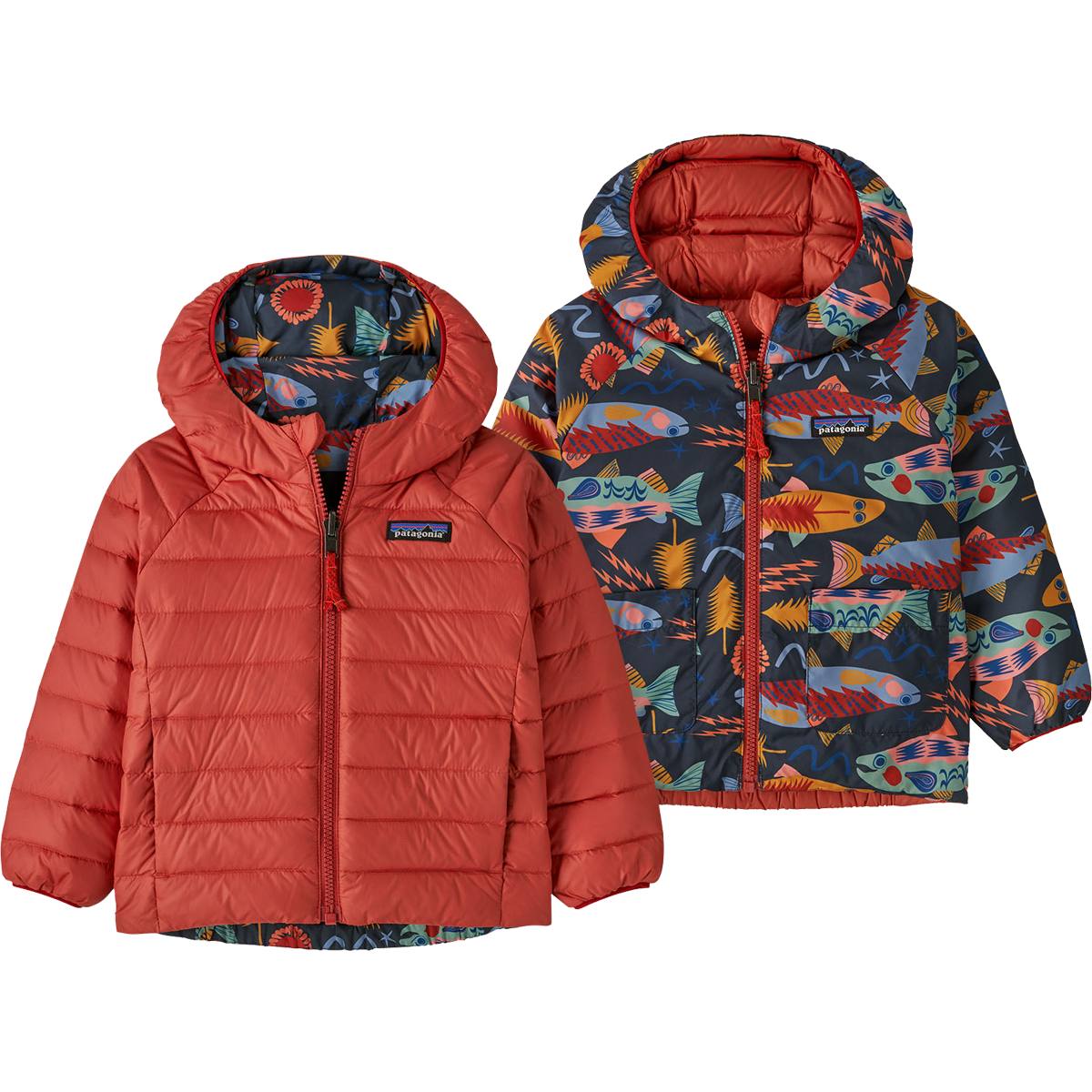 Youth Baby Reversible Down Sweater Hoody alternate view