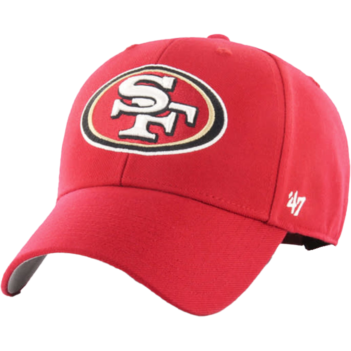 47 Brand San Francisco 49ers MVP Logo Adjustable Hat