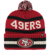 47 Brand SAN FRANCISCO 49ERS BERING '47 CUFF KNIT in Red