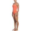 Nike Swim Women's Women's Solid Racerback One Piece 631 Bright Crimson front left