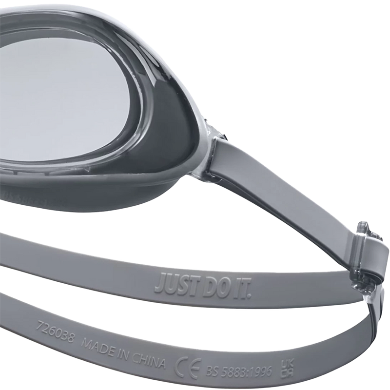 Expanse Goggles, Nike Expanse Goggles in Cool Grey close up strap