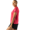 Rabbit Women's EZ Tee Short Sleeve in 653 Raspberry left