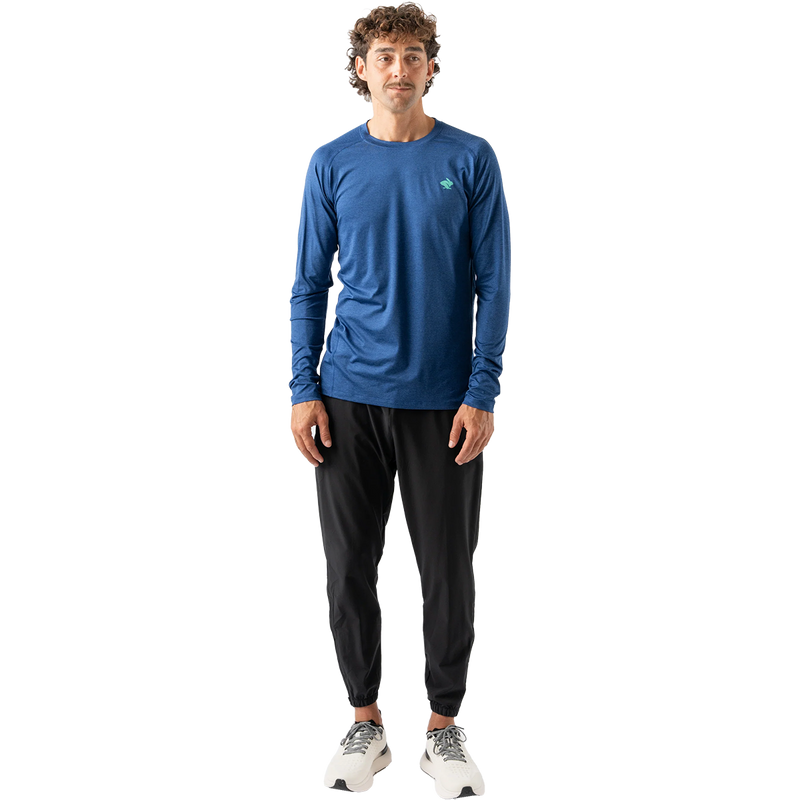 Men's EZ Tee Long Sleeve, Rabbit Men's EZ Tee Long Sleeve in True Navy front