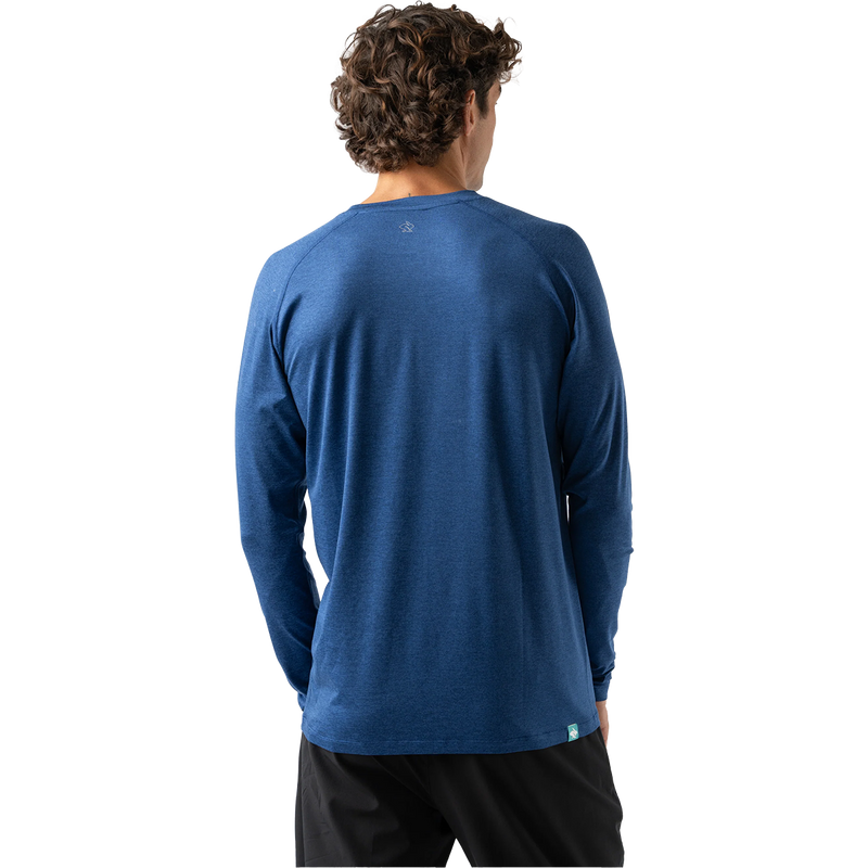 Men's EZ Tee Long Sleeve, Rabbit Men's EZ Tee Long Sleeve in True Navy back
