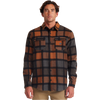 Roark Nordsman Long Sleeve Flannel in Pecan front