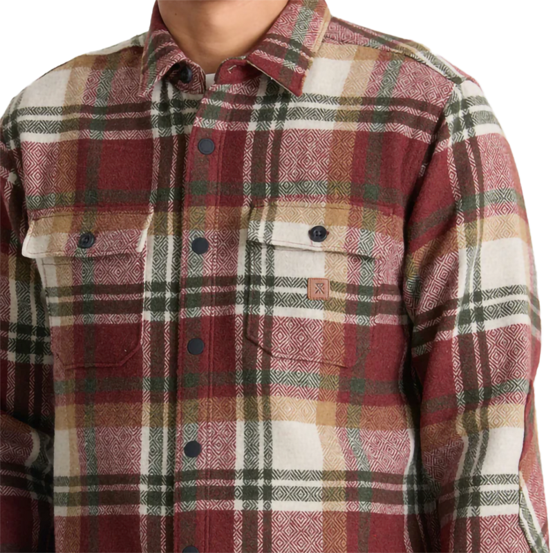 Men's Nordsman Long Sleeve, Roark Nordsman Long Sleeve in SNA-Sangria front pockets