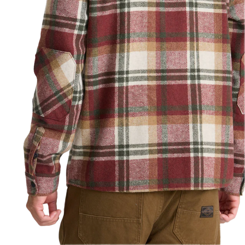 Men's Nordsman Long Sleeve, Roark Nordsman Long Sleeve in SNA-Sangria back hem