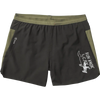 Roark Men's Alta Light 5" Short in BLM Black Military