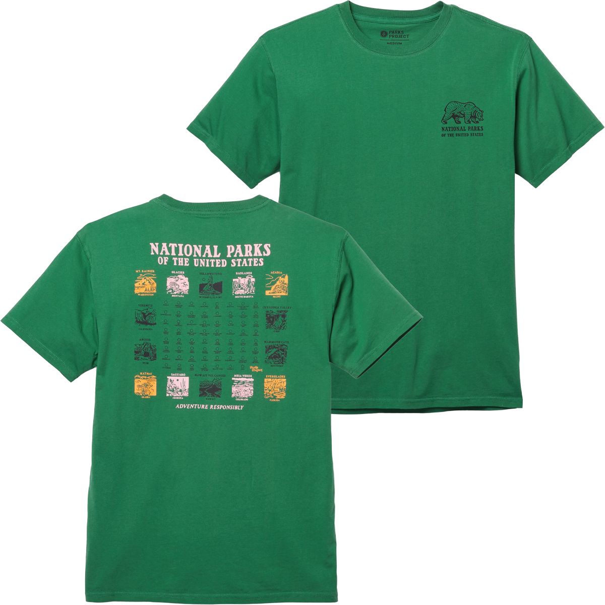 National Parks Pictograms Tee alternate view