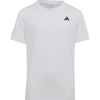adidas Youth Club 3-Stripes Tee in White