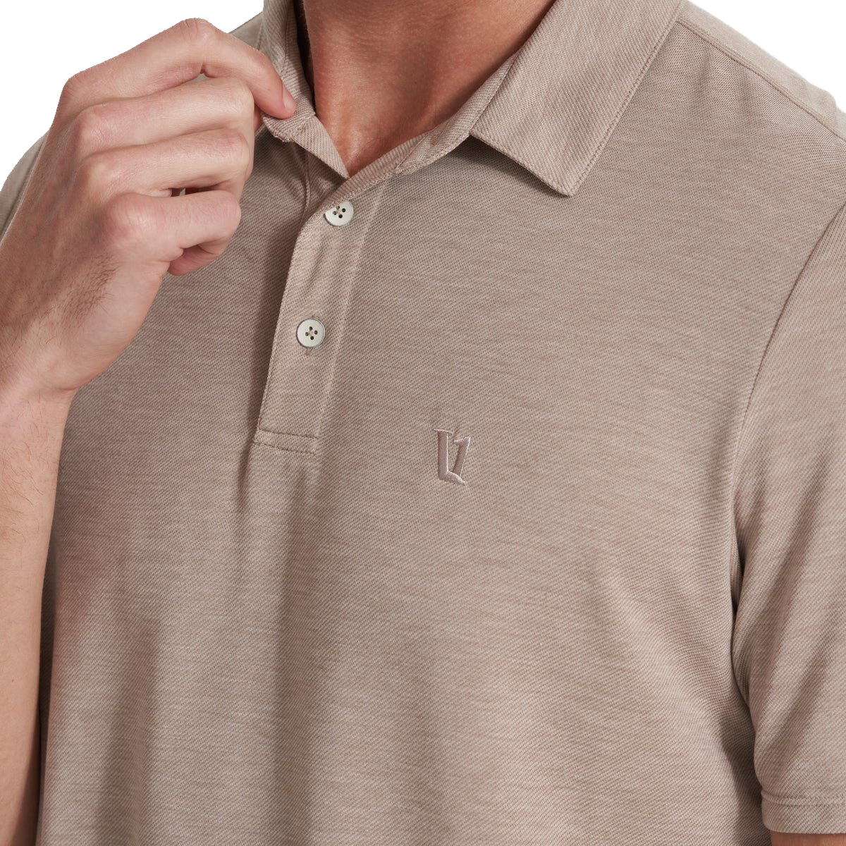 Men's Knit Twill Polo alternate view