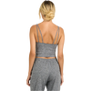 Vuori Women's Halo Performance Crop in HTG-Heather Grey back