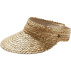 Hemlock Hats Women's Capri Visor in Natural