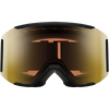 Smith Sport Optics Squad MAG Low Bridge Fit in Black + CP Pro Photochromic Gold Mirror front