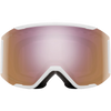 Smith Sport Optics Squad MAG Low Bridge Fit in White Vapor CP Everyday Rose Gold front