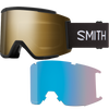 Smith Sport Optics Squad XL Low Bridge Fit in Black + CP Sun Black Gold and Rose
