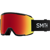 Smith Sport Optics Squad Low Bridge Fit in Black + CP Photochromic Red Mirror