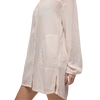 Prana Women's Fernie Shirt in 101-Soft White Wave left