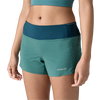 Patagonia Women's Strider Pro 3.5" Short in WLDB Wetland Blue front left