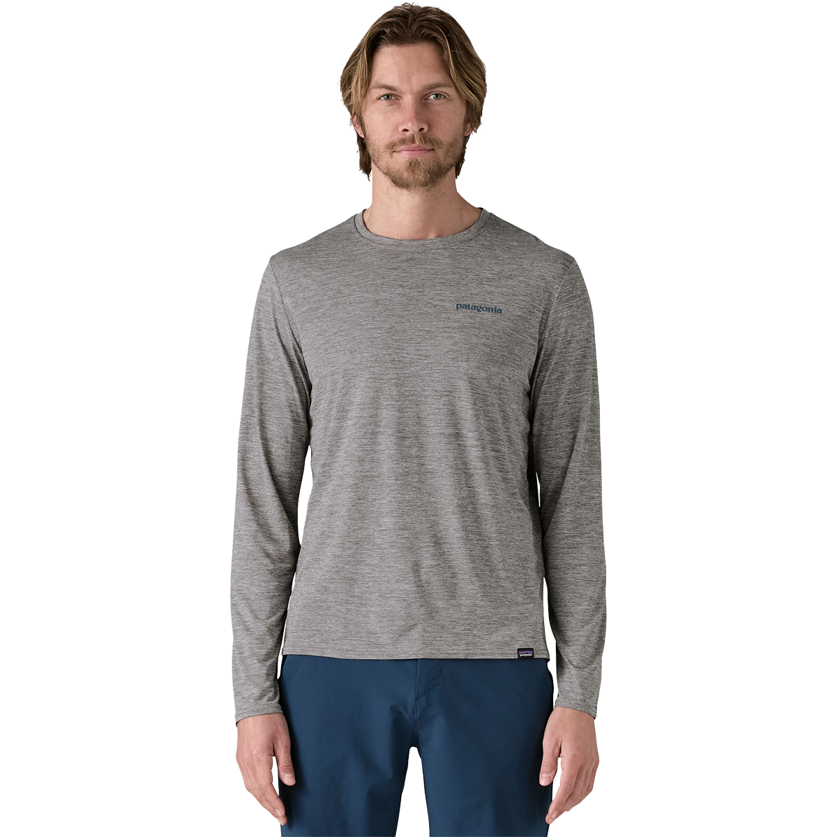 Men's Long-Sleeved Capilene Cool Daily Graphic Shirt - Waters alternate view