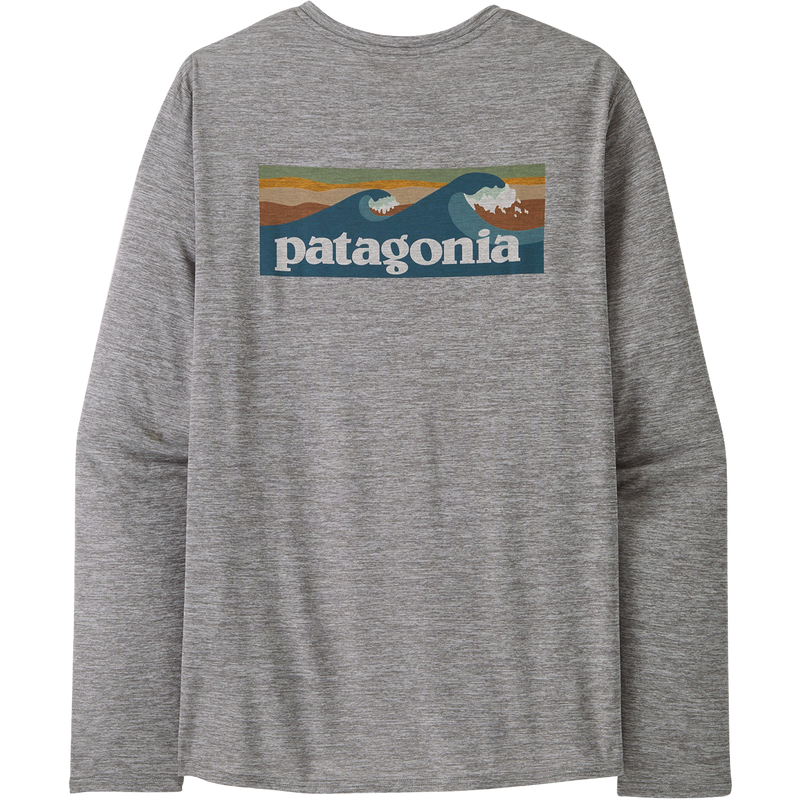 Men's Long-Sleeved Capilene Cool Daily Graphic Shirt - Waters, Featured Image