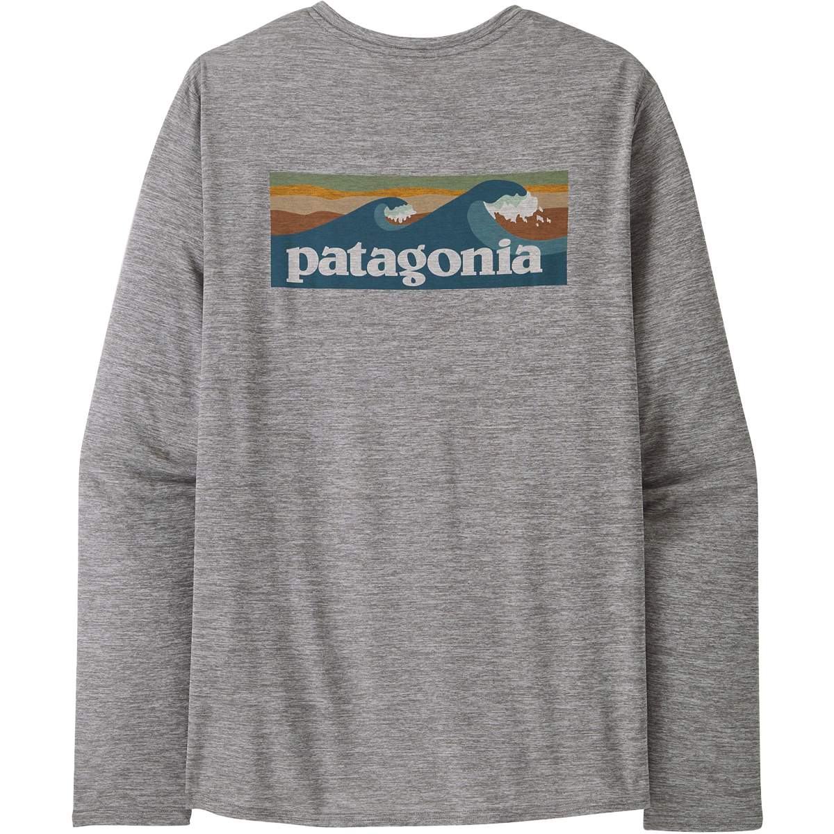 Men's Long-Sleeved Capilene Cool Daily Graphic Shirt - Waters alternate view