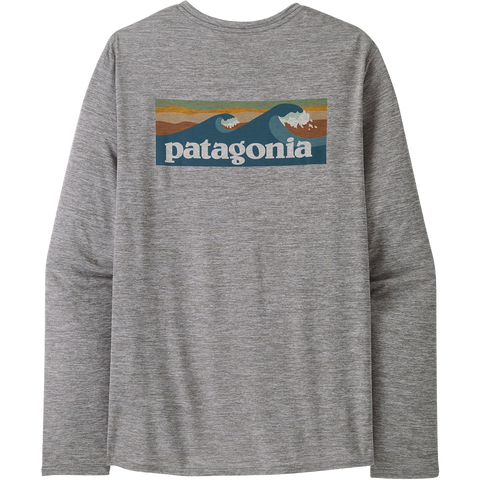 Men's Long-Sleeved Capilene Cool Daily Graphic Shirt - Waters