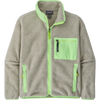 Patagonia Women's Synchilla Jacket in Oatmeal Heather/Salamander Green