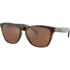 Oakley Frogskins - Matte Tortoise/Prizm Tungsten 3/4 view