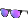 Oakley Frogskins - Matte Black/Prizm Violet 3/4 view