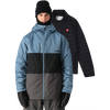 686 Smarty 3-in-1 Form Jacket in Stellar Blue Color block front and mid layer