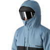 686 Smarty 3-in-1 Form Jacket in Stellar Blue Color block front hood