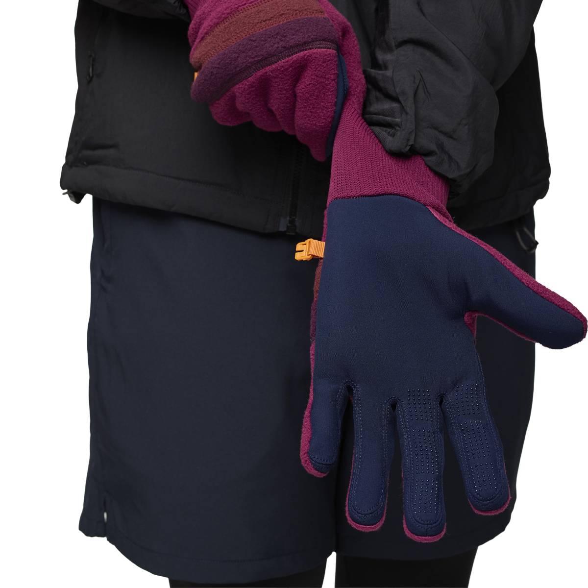 Men's Teca Fleece Full Finger Gloves alternate view