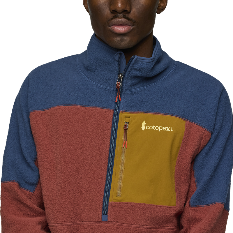 Men's Abrazo Half-Zip Fleece Jacket, Cotopaxi Men's Abrazo Fleece Half-Zip Jacket front chest pocket