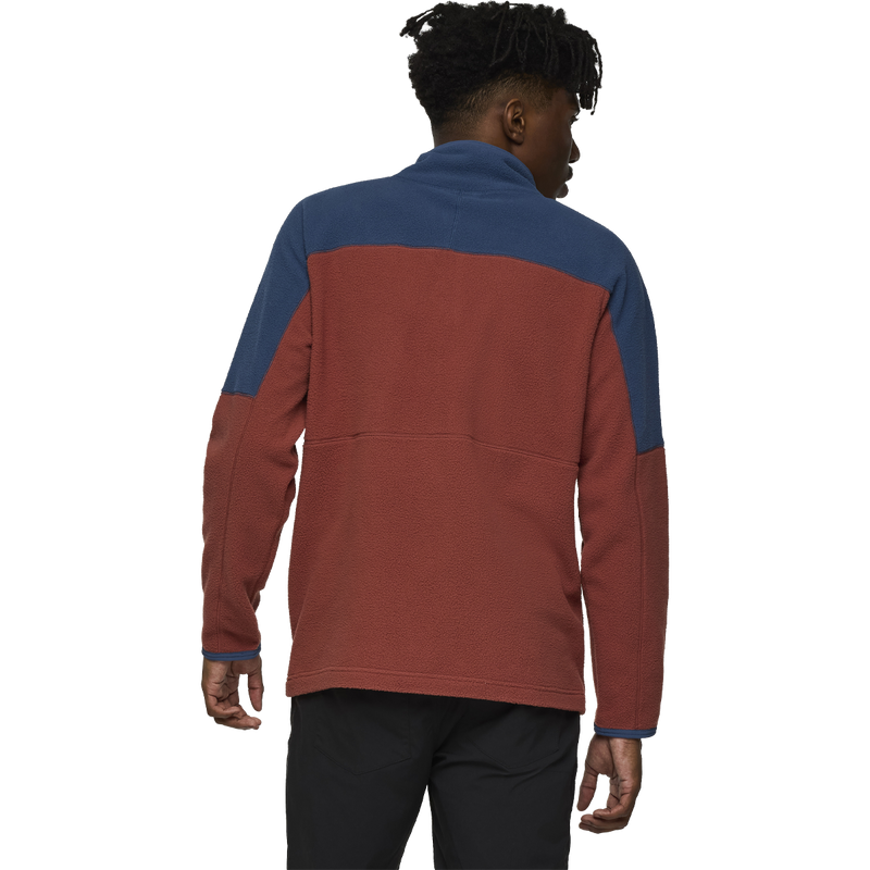 Men's Abrazo Half-Zip Fleece Jacket, Cotopaxi Men's Abrazo Fleece Half-Zip Jacket back on model