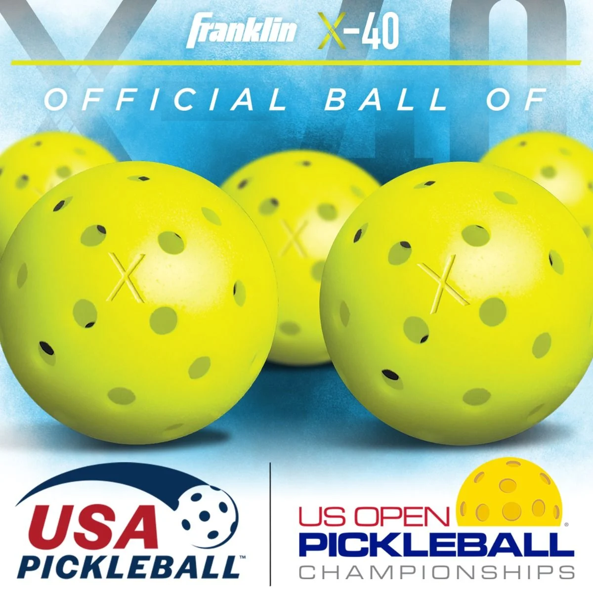 X-40 Outdoor Pickleball 12 Pack alternate view