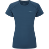 Rab Women's Sonic Tee in Tempest Blue