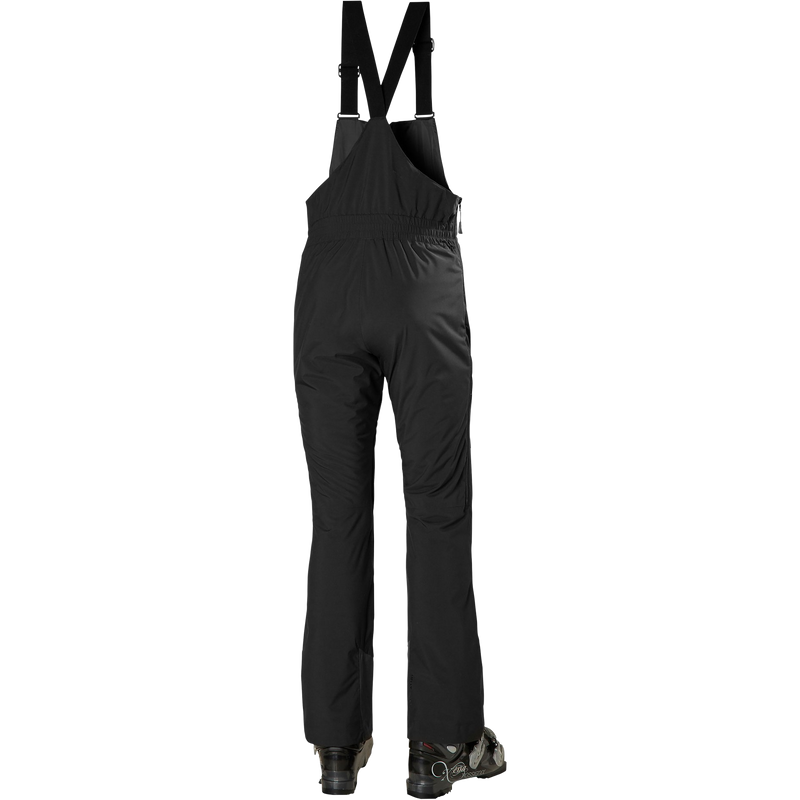 Women's Legendary Insulated Bib Pant, Helly Hansen Women's Legendary Insulated Bib Pant in Black back