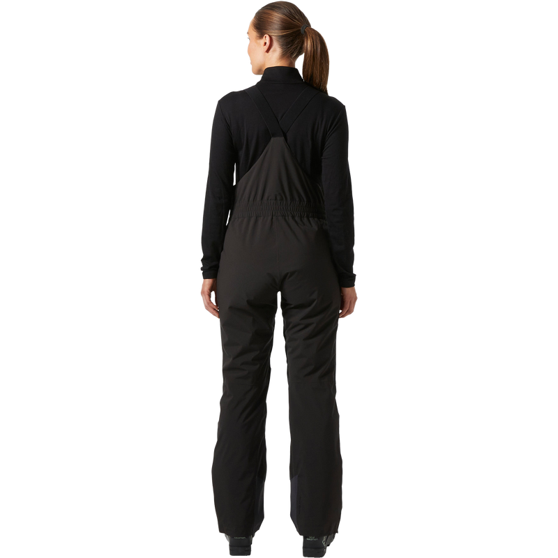 Women's Legendary Insulated Bib Pant, Helly Hansen Women's Legendary Insulated Bib Pant in Black back