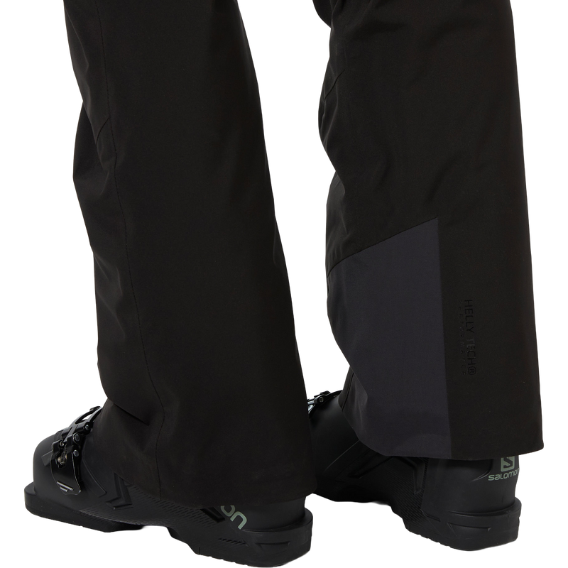 Women's Legendary Insulated Bib Pant, Helly Hansen Women's Legendary Insulated Bib Pant in Black cuffs