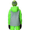 686 Youth Geo Insulated Jacket in BGRC-Borealis Green Colorblock back