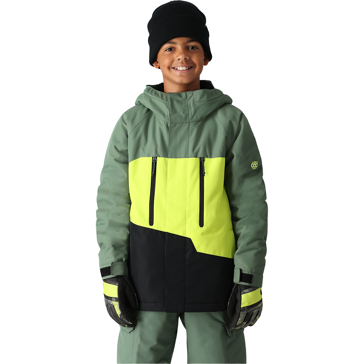 Youth Geo Insulated Jacket alternate view