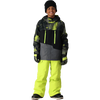 686 Youth Geo Insulated Jacket in LMHC-Lime Hemisphere Colorblock front