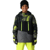 686 Youth Geo Insulated Jacket in LMHC-Lime Hemisphere Colorblock