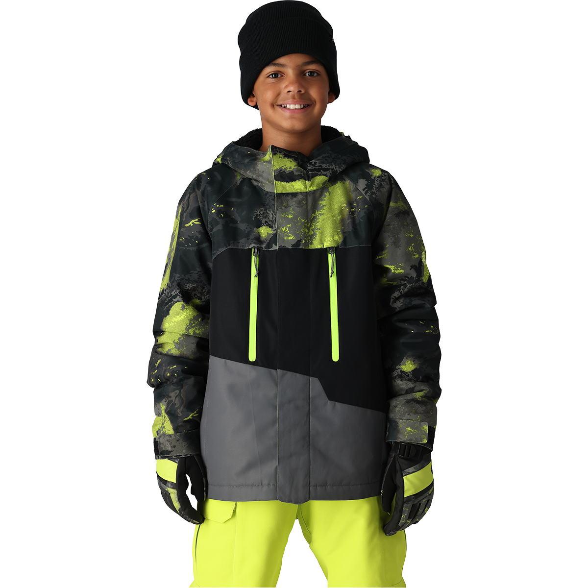 Youth Geo Insulated Jacket alternate view