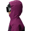 686 Youth Athena Insulated Jacket in VTCB-Violet Colorblock hood left