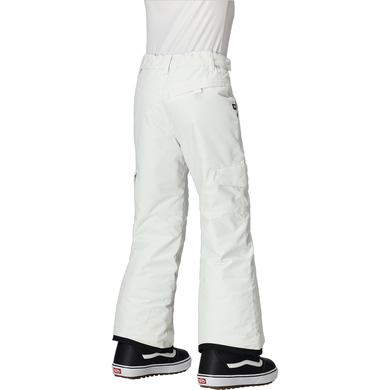 Youth Lola Insulated Pant, 686 Youth Lola Insulated Pant in WHT White back