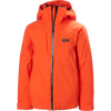 Helly Hansen Youth Jr Alpha Jacket 543-Cobalt 2.0 in  Cherry Tomato